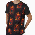 Hellfire Ramen Demon – Spicy Neon Graffiti Monster Art by GraffKingz