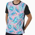Blue Healing Mystical Crystals Stones Watercolor Pattern by Farissa Designs