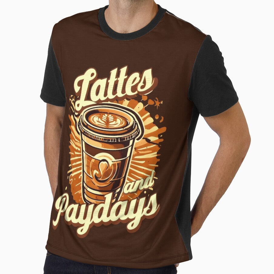 Lattes And Paydays Funny Coffee Quotes by DemureArtsy