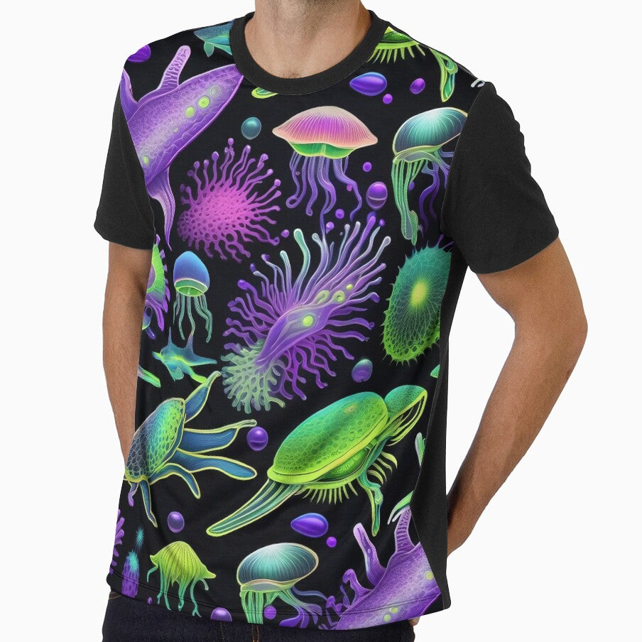 Bioluminescent Deep Ocean Amoeba Pattern by DreamCraze