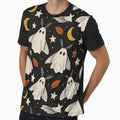 Ghost Moth Halloween Pattern – Spooky Autumn Night by Zee's Whimsical Wonders