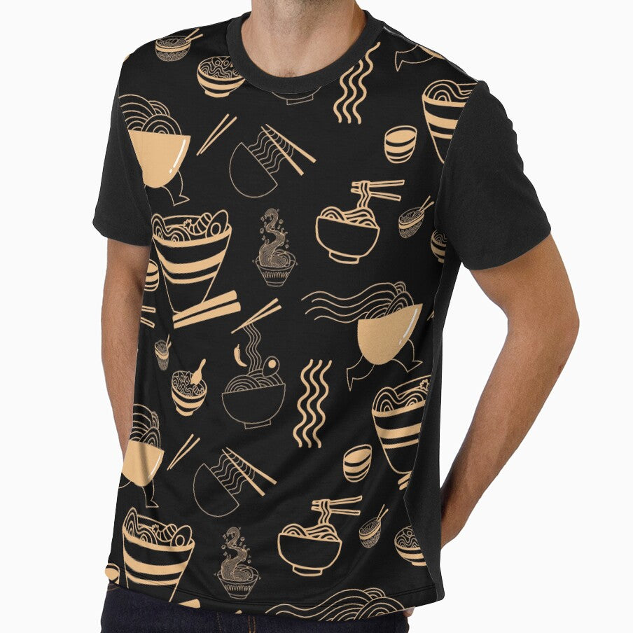 japanses ramen noodles bowl pattern by Pride-Casuals