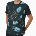 Dance of the Comb Jellies deep ocean by Colour Angel by KV