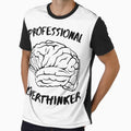 Professional overthinker - funny saying by afrapaints