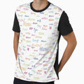 Multicolor Multilingual Cat Sounds Meow Pattern by sagm