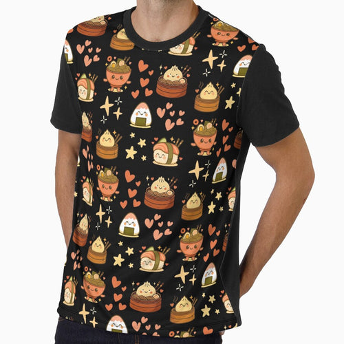 Adorable Asian Food and Drinks Pattern 4 by Lia Vina