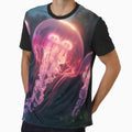 Pink glowing jellyfish by valerko26