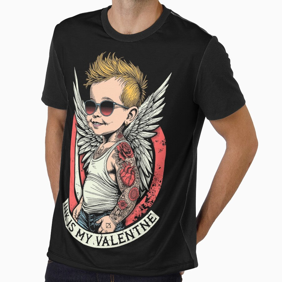 Funny Tattoo Valentine's Day Ink Is My Valentine Cupid by GrandeDuc