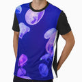 Purple glowing Jelly fish design by Pedro  Fart Faced McGee