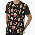 Adorable Asian Food and Drinks Pattern 1 by Lia Vina