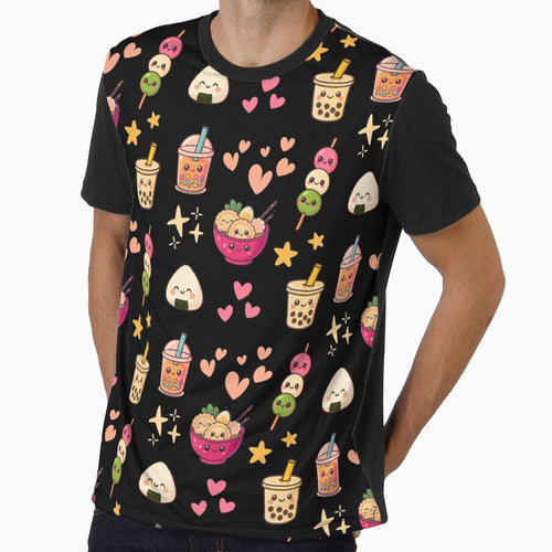 Adorable Asian Food and Drinks Pattern 1 by Lia Vina