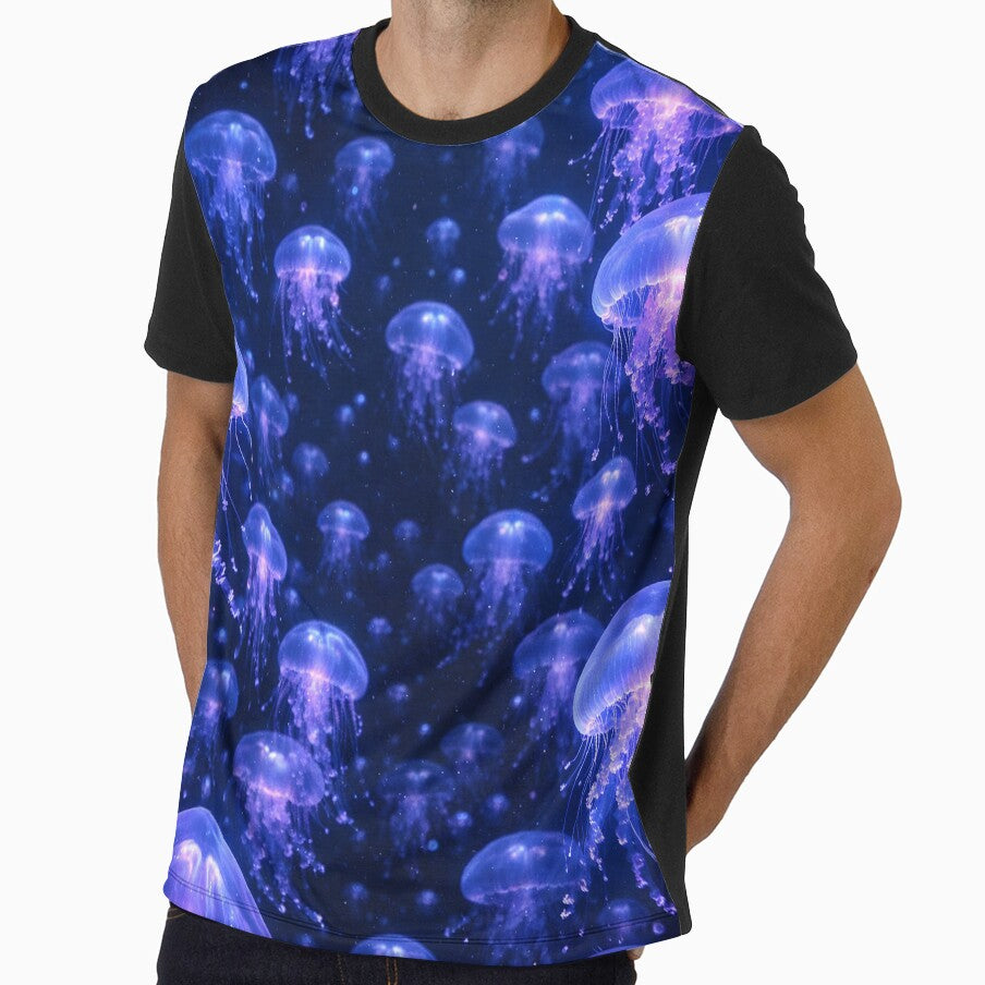 Glowing Bioluminescent Jellyfish – Dreamy Deep Sea Fantasy Art by BTBArtwork