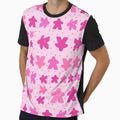 I Play Pink - Meeple Board Game Pattern by BeamGeeks