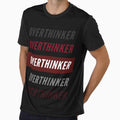 OVERTHINKER White T-Shirt by darkdarkness