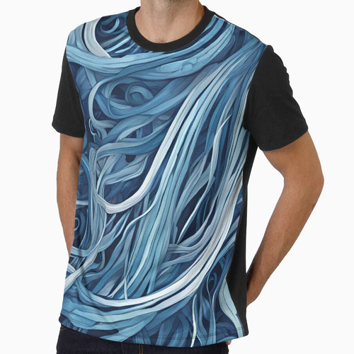 Abstract Blue Jellyfish Flow by Have Mercy