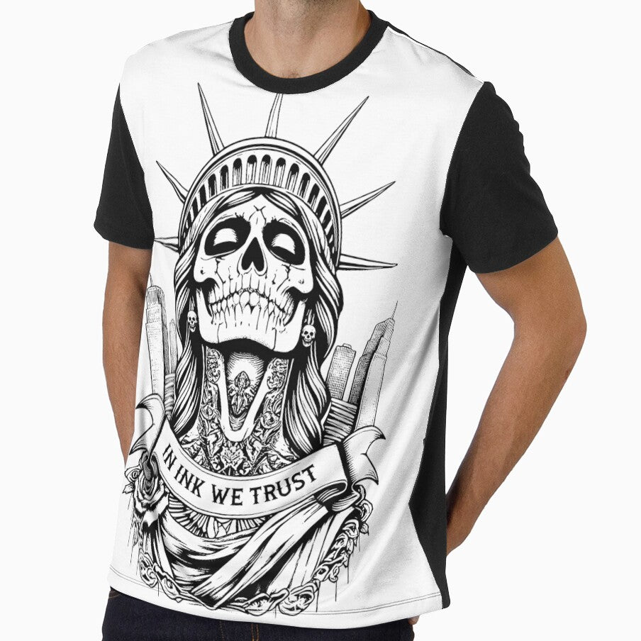 Tattooed Inked Gothic Statue Of Liberty In Ink We Trust NYC by GrandeDuc