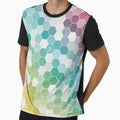 Colorful Meeple and Hexagon Pattern for Board Game Lovers by BeamGeeks