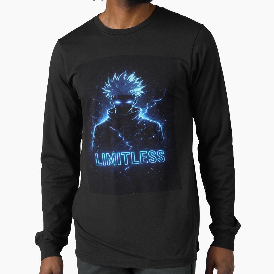 Limitless Power Anime Aesthetic Design – Dark Neon Anime Style by SSVSTICKERS