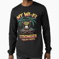 home is wifi hotspot - work from anywhere - remote worker - WiFi and wanderlust - laptop and passport - travel and work freedom - location independent - backpack office - coworking traveler by JansenGS