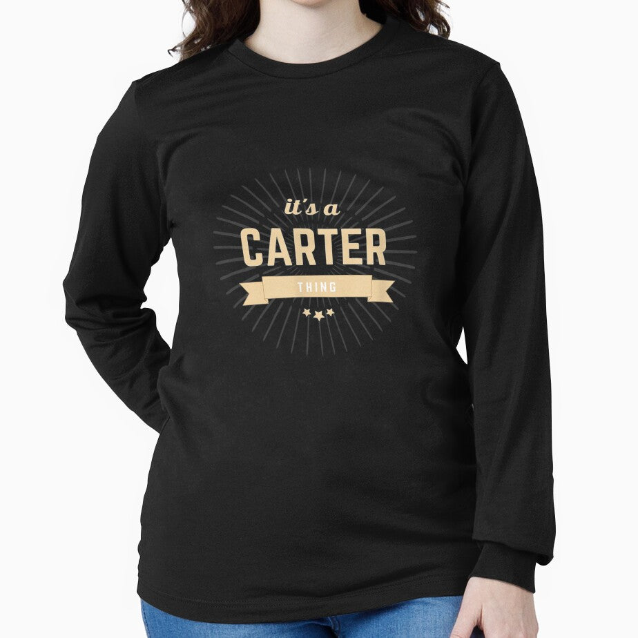 It's A Carter Thing Matching Family Reunion Last Name Gift by lindafrances
