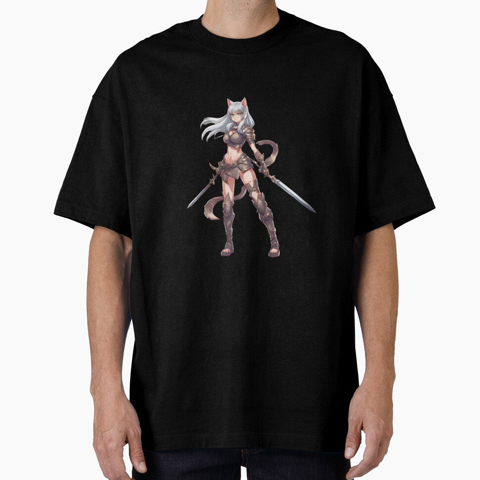 Fierce Anime Cat Girl Warrior: Embrace Your Inner Strength by Anime-Community