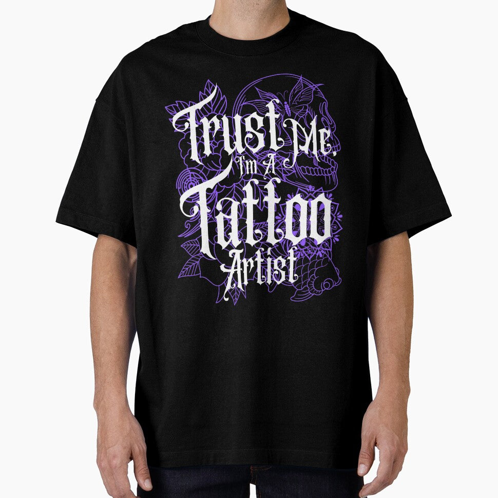 Trust Me, I'm A Tattoo Artist - purple by electriclinda