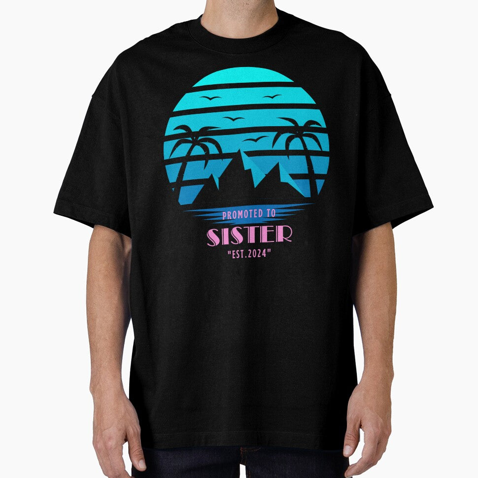 Vintage Sister 2024 Retro Brother Hood Gift Tee by Wonderdisi
