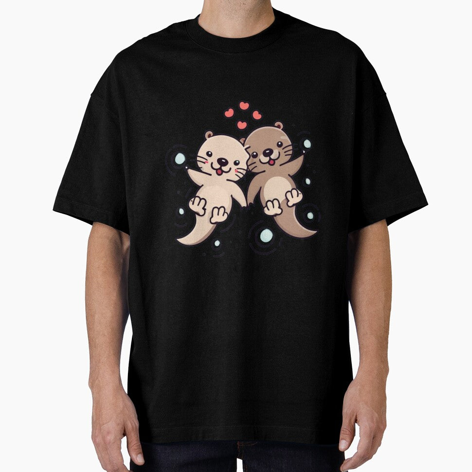 Significant Otters Otters Holding Hands by Clouth Clothing  ⭐⭐⭐⭐⭐