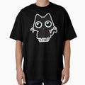 No Thoughts Head Empty Black Cat Design by neoomancer