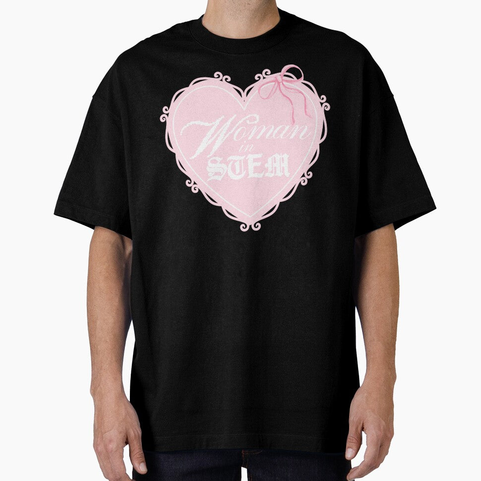 Woman in STEM Pink Heart Coquette by GenBio