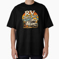 RV There Yet Funny Camping Retro Vintage Design by KBTshirts