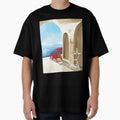 Solitude By The Sea, Tropical Travel Nature Architecture, Ocean Landscape Eclectic Painting by 83oranges.com