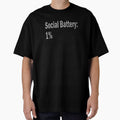 Low Social Battery – Funny Introvert Shirt by OLSOON AK