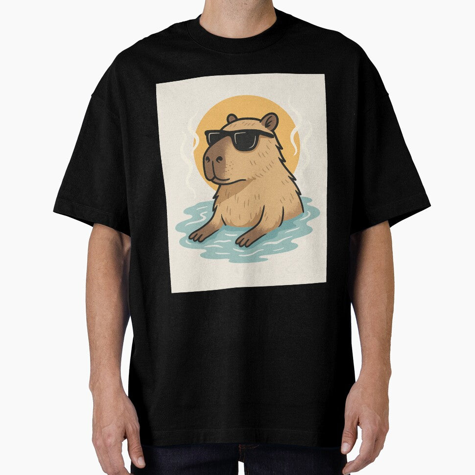 Chill Lord Capybara – Relaxed Sunglasses Hot Spring Vibes by ViralByDesign