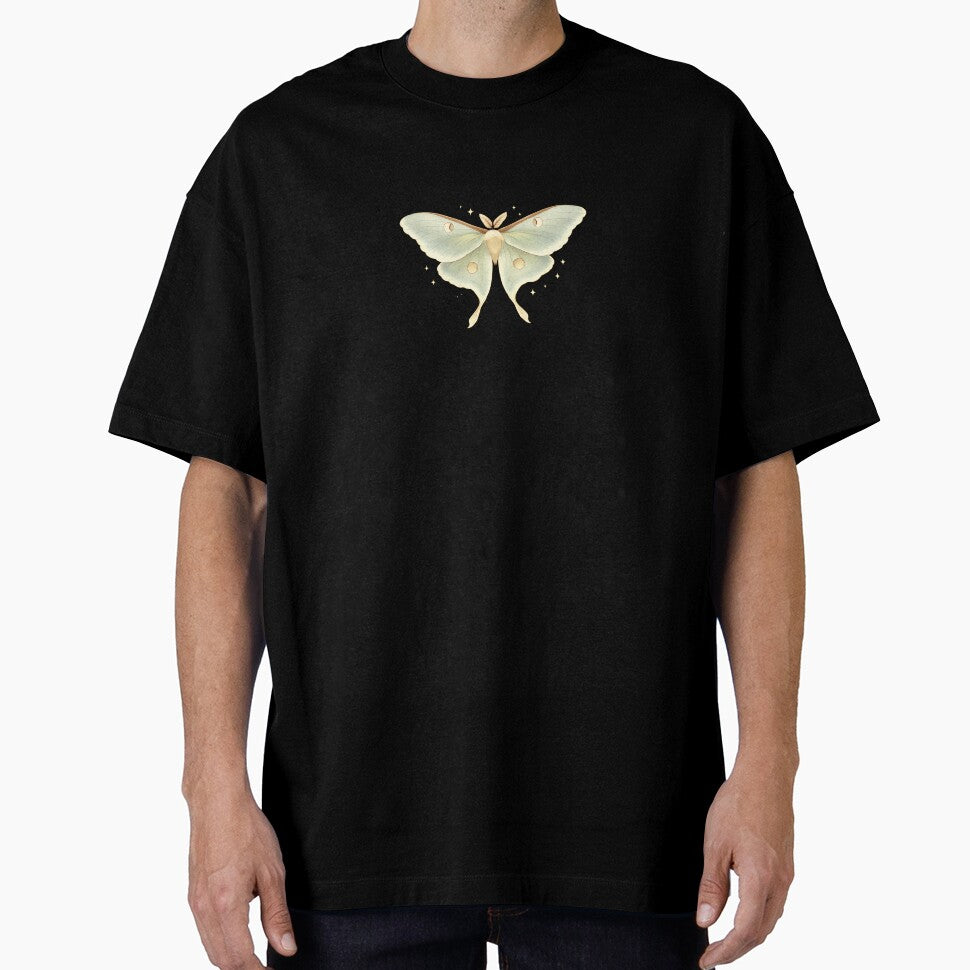 Luna Moth Soft Cottagecore Nature Illustration by Midnight Garden