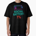 Social Battery 1% – Introvert Mood Activated by BestDetailer