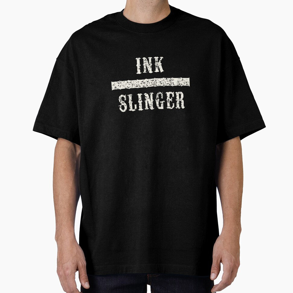 Ink Slinger Distressed Tattoo Artist by tronictees