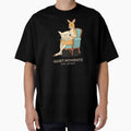 Kangaroo Reading Newspaper Retro Slow Living Art by COZY VINTAGE animal