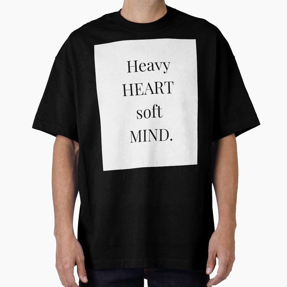 Heavy HEART soft MIND quote aesthetic by Cosasqueabrazan