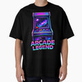 Arcade Legend Retro Gaming Machine – Neon Vaporwave Arcade Gamer Design by NuniDesigns