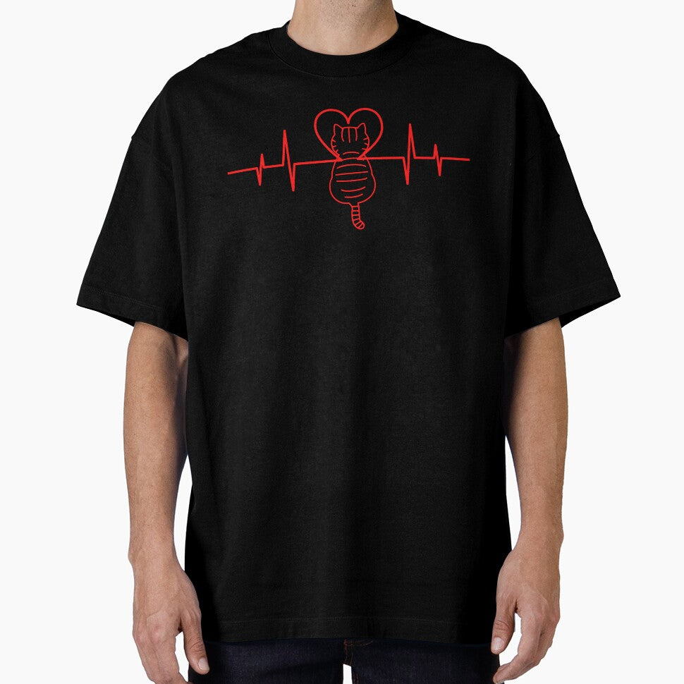 Cat Heartbeat Lover by LashandaDesigns