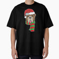 Funny Christmas Dog Xmas Santa Bulldog Holiday Gift by haselshirt
