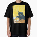 Paw Dipping Black Cat by itsallaboutcats