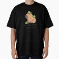 No Thoughts, Just Vibes Capybara Meme by BrainyLingo