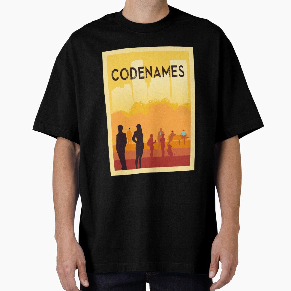 Codenames - Board Games - Minimalist Travel Poster Style - Board Game Art (Authorised) by MeepleDesign