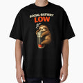 Social Battery Low Introvert Sloth by Stikaro