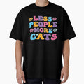 Funny Less People More Cats For Cats Lovers by LiteforART