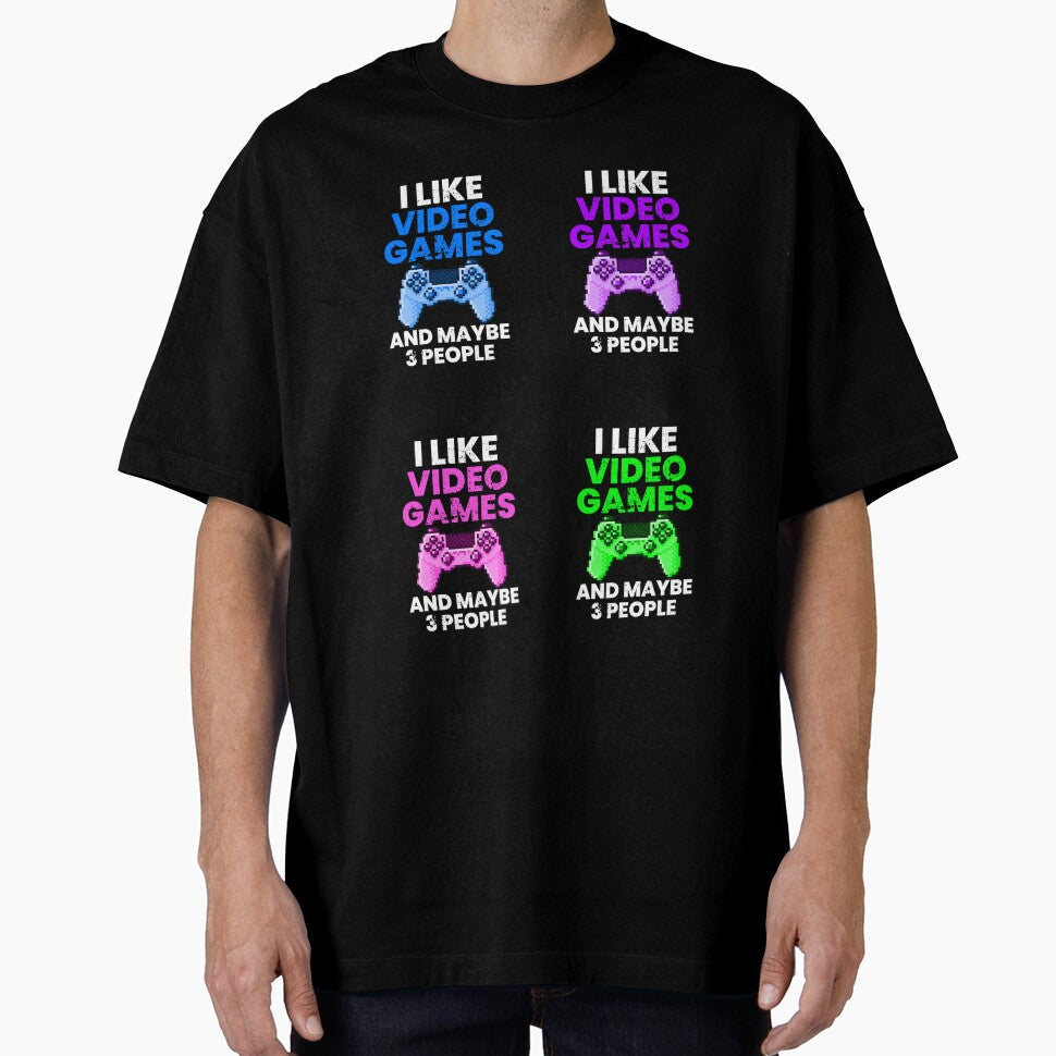 I Like Videogames and Maybe 3 People, Sticker Pack by FNStuff