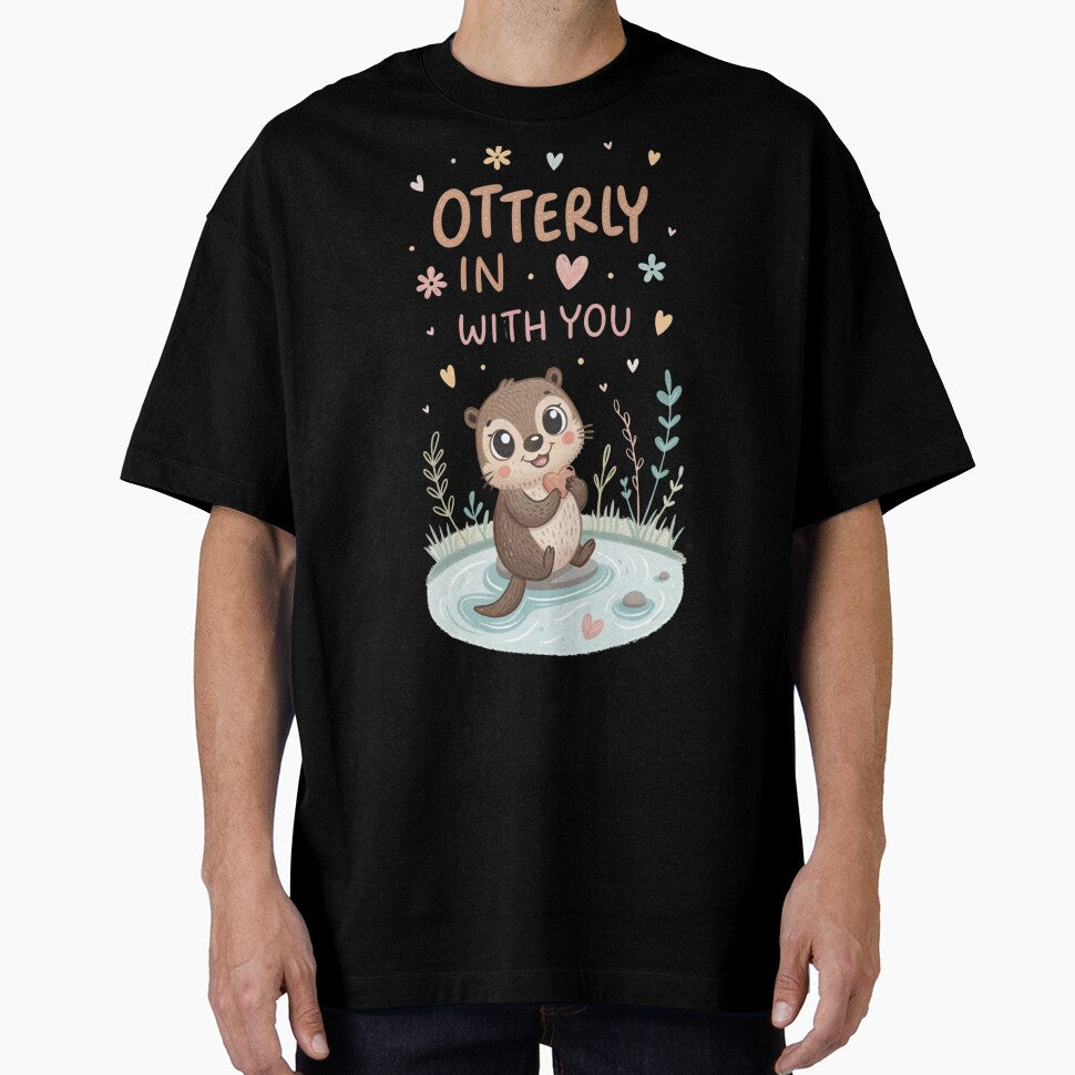 Otterly in Love With you, kawaii Puns by MagicalThreads