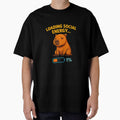Loading Social Energy – Low Battery Capybara Meme Design by MOAVE-Design